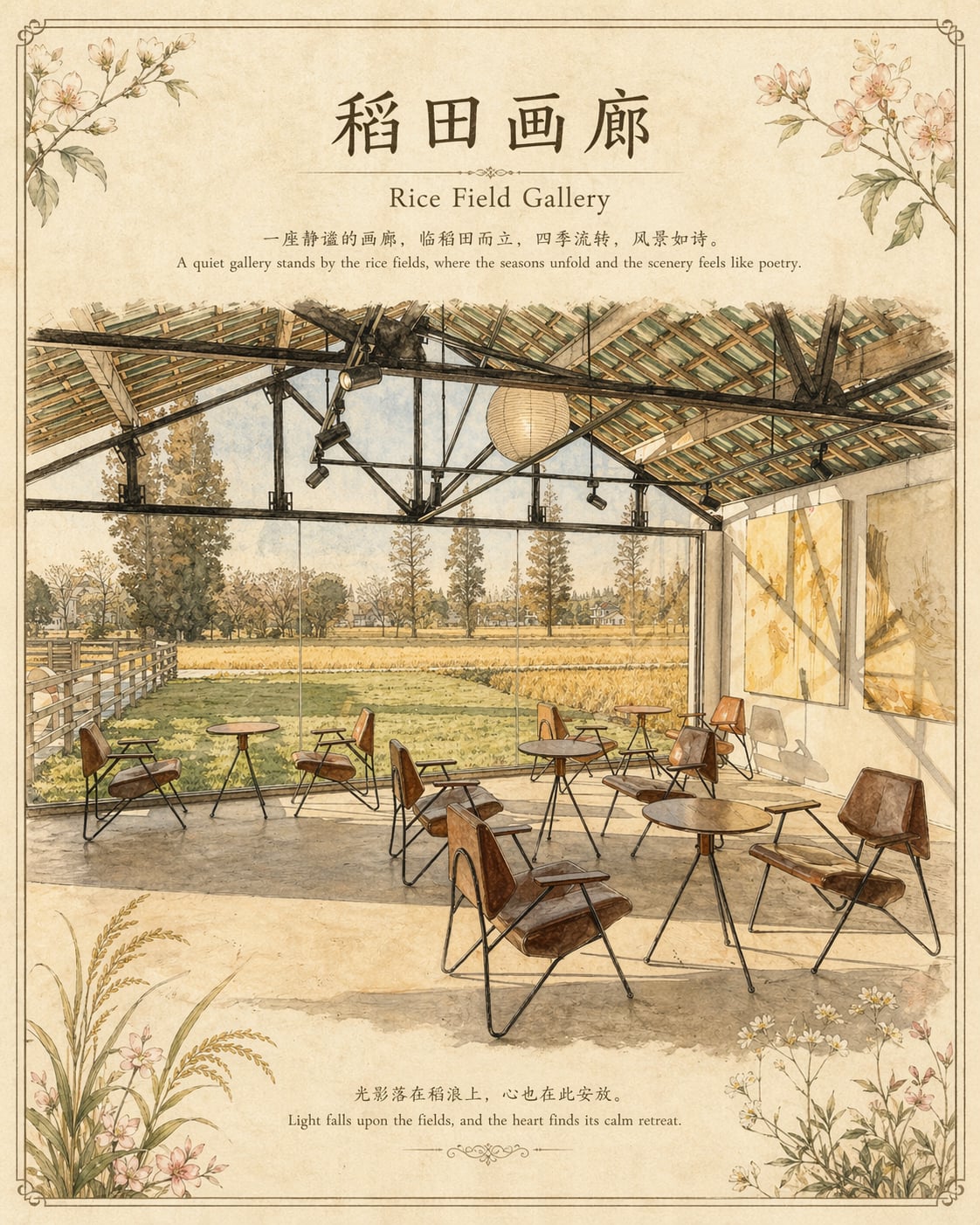 花厢倪家院子稻田画廊 — 崇明田野艺术装置