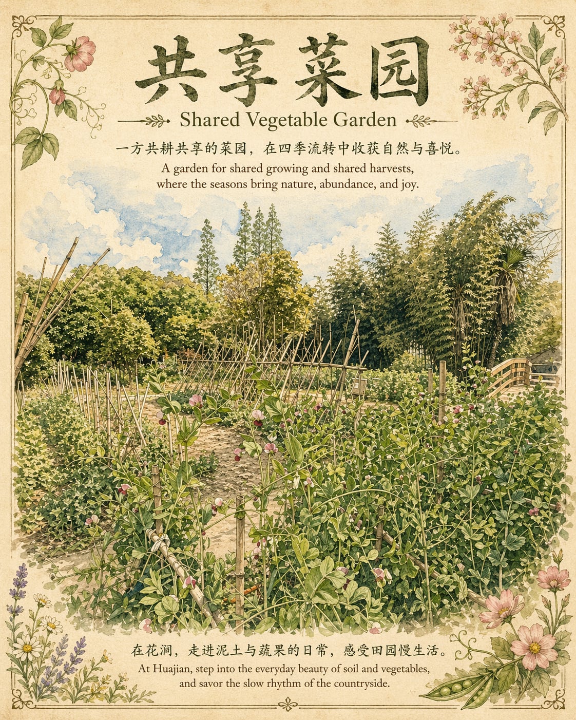 崇明共享菜园 — 花厢倪家院子乡村体验