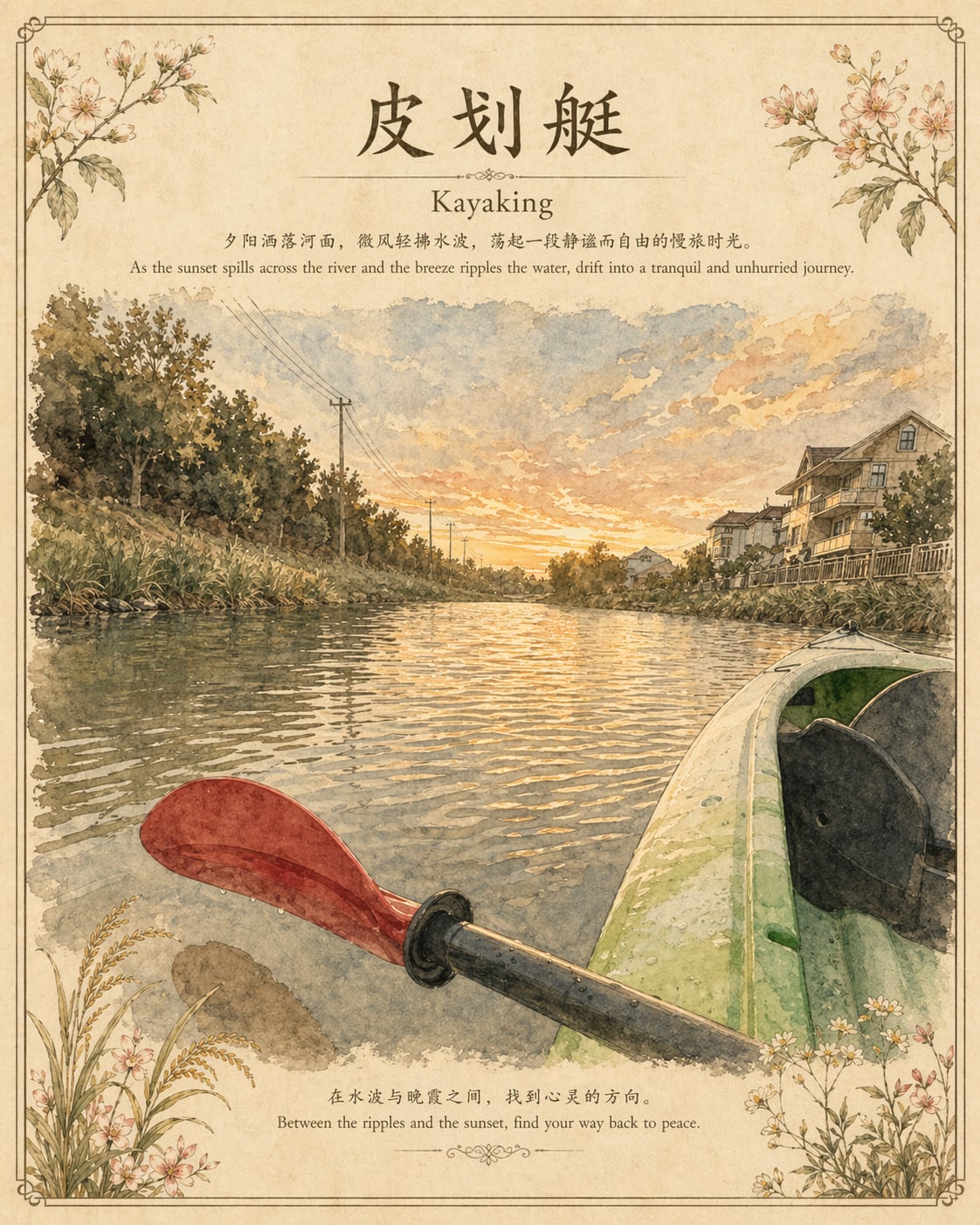 崇明皮划艇体验 — 花厢倪家院子周边水上活动