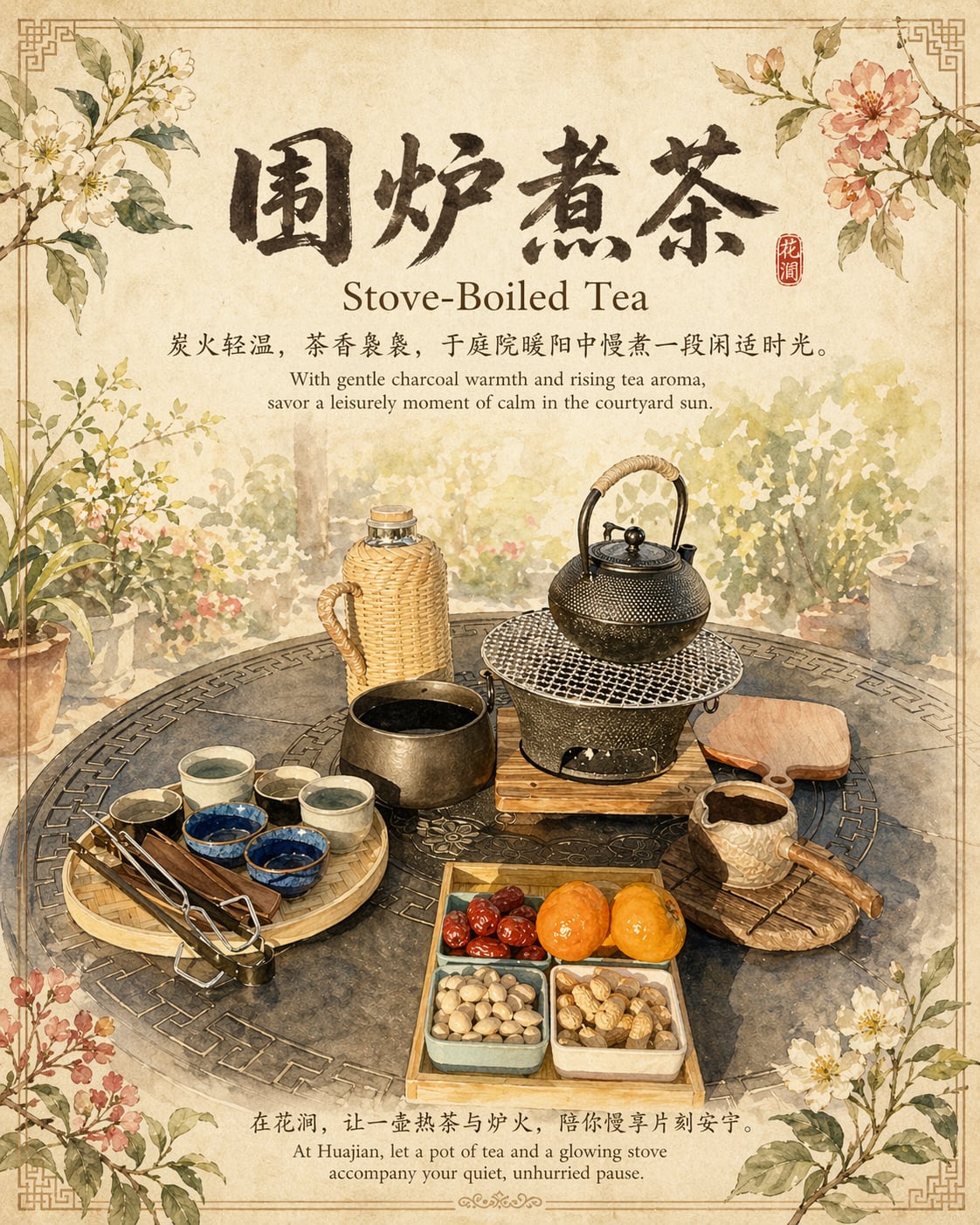 崇明围炉煮茶 — 花厢倪家院子院落茶宴体验